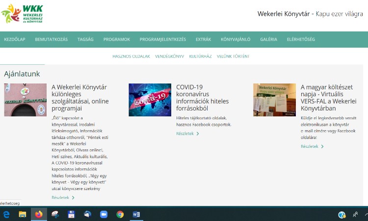 Találkozzunk a könyvtári kibertérben!