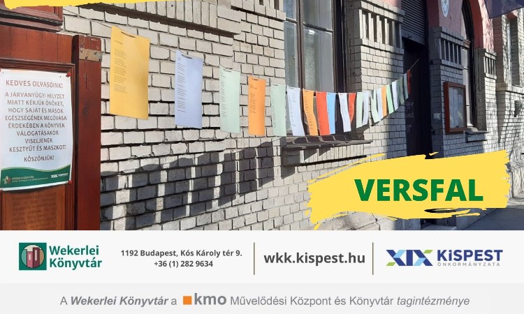 VERSFAL a magyar költészet napja alkalmából
