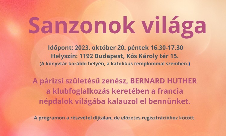 Sanzonok világa :: 2023. 10. 20.