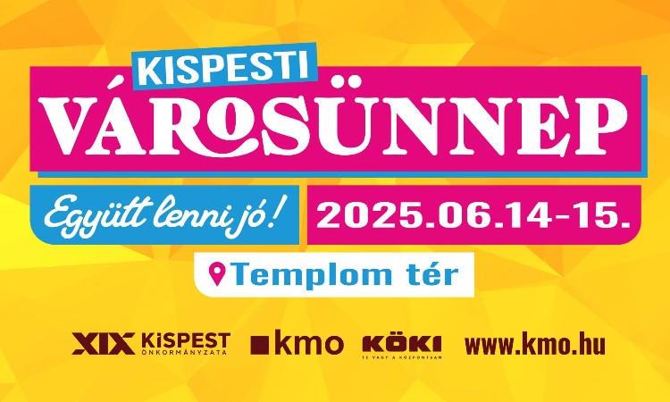 A KISPESTI VÁROSÜNNEPEN 2025-BEN IS EGYÜTT LENNI JÓ!
