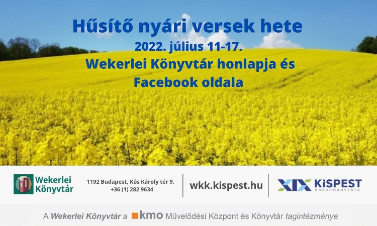 Hűsítő nyári versek hete