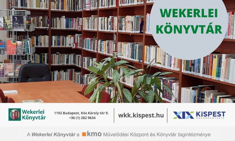 2021. évi október havi programok a Wekerlei Könyvtárban