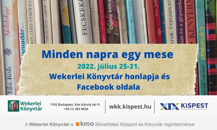 Minden napra egy mese a Wekerlei Könyvtárból - Péntek esti mesék